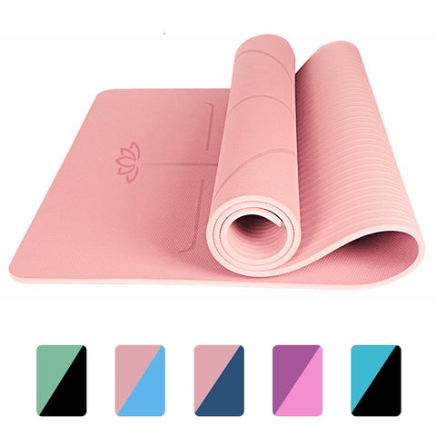 EVA Yoga Mat with Position Line