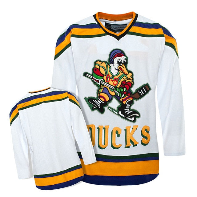 Green ducks ice hockey jersey