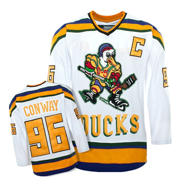 Green ducks ice hockey jersey