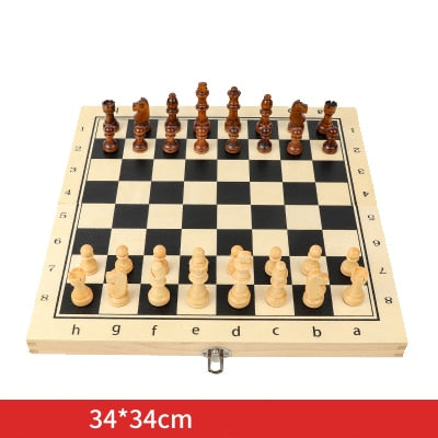 Hot Top Quality Wooden Folding Magnetic Chess Set