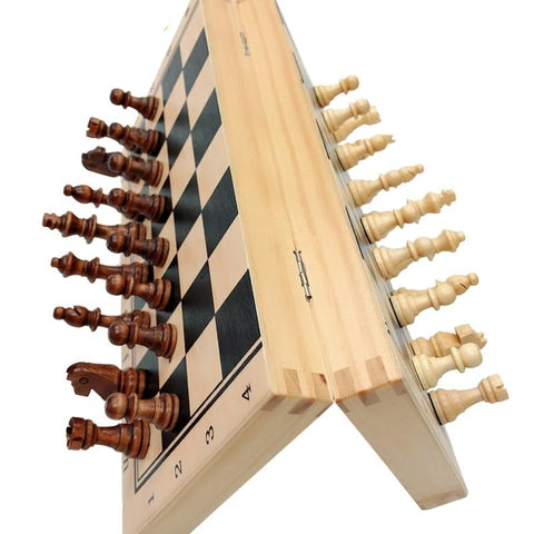 Hot Top Quality Wooden Folding Magnetic Chess Set