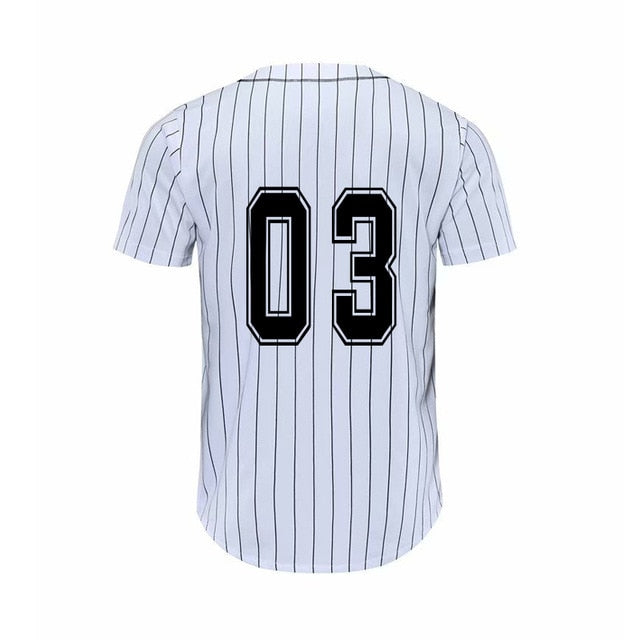 Mens Short Sleeve Baseball Jersey