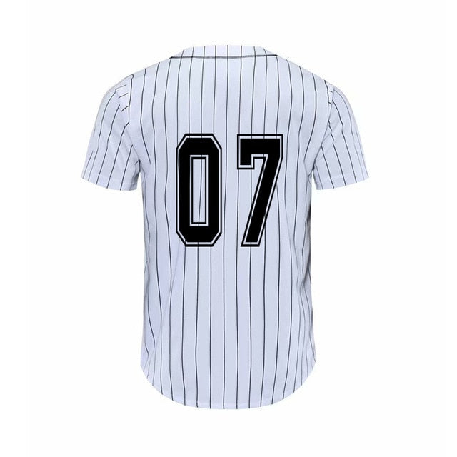 Mens Short Sleeve Baseball Jersey