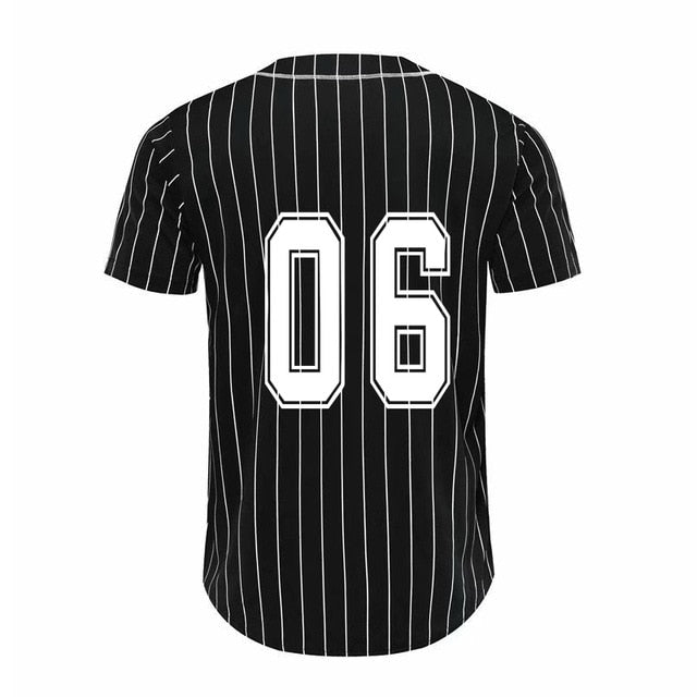 Mens Short Sleeve Baseball Jersey