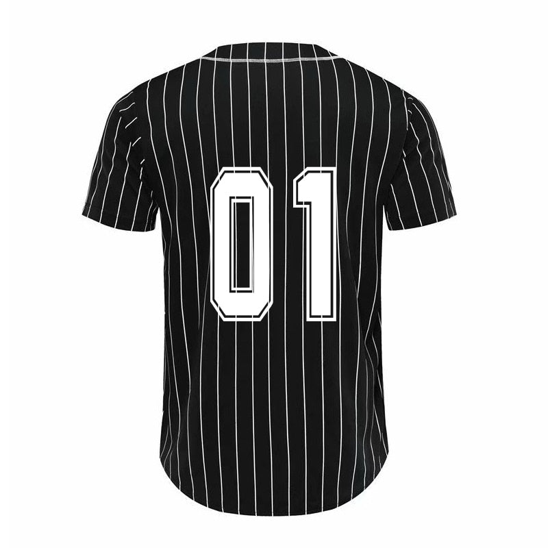 Mens Short Sleeve Baseball Jersey