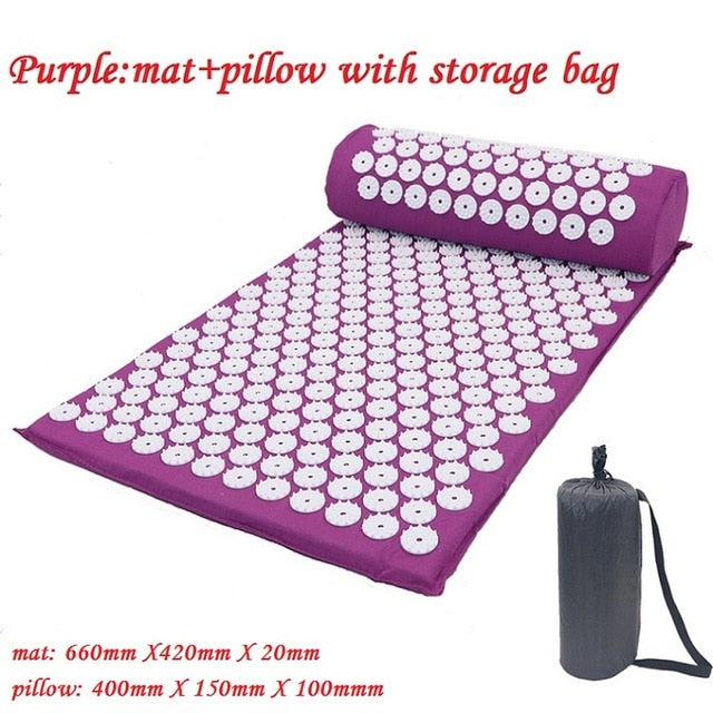 Massager Cushion Yoga Mat with Pillow