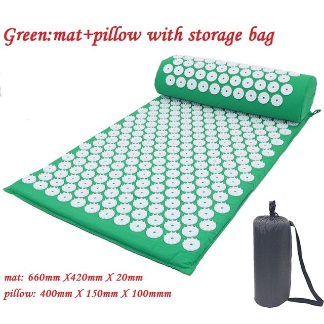 Massager Cushion Yoga Mat with Pillow