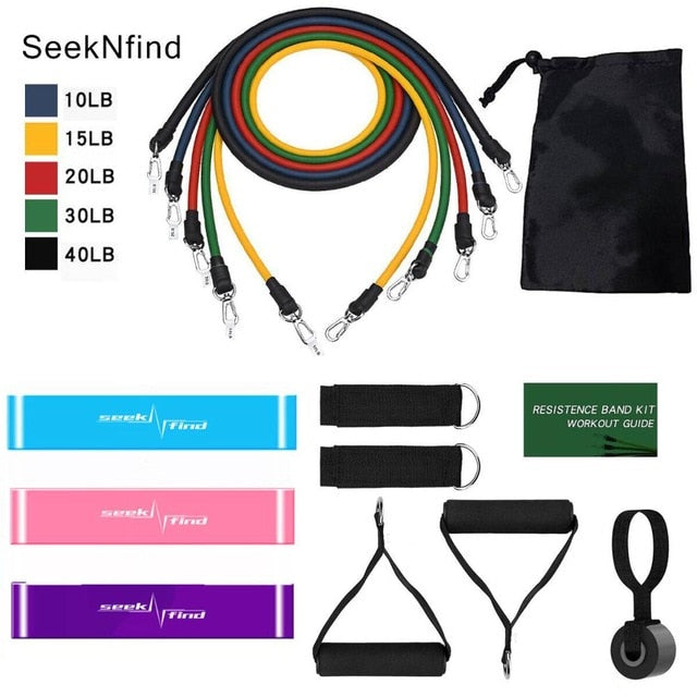 New 14Pcs Resistance Bands Set