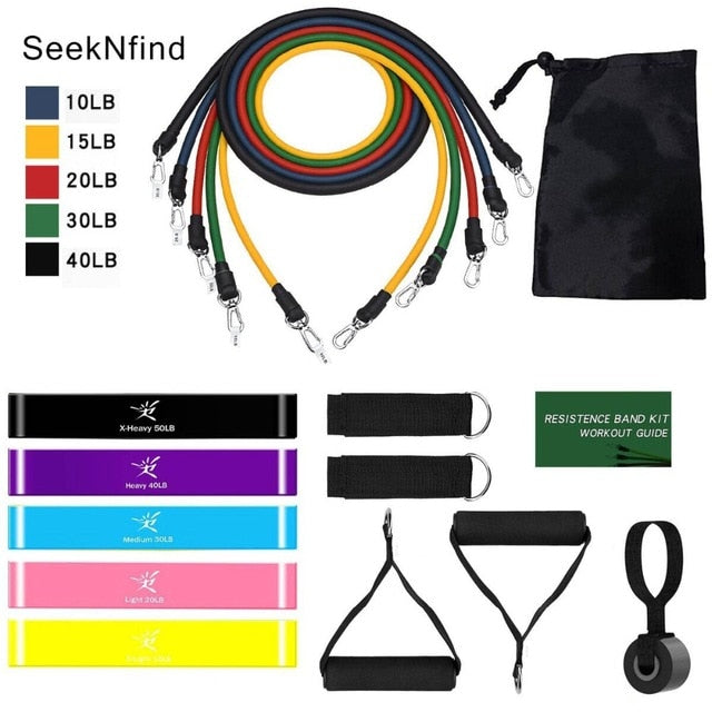 New 14Pcs Resistance Bands Set