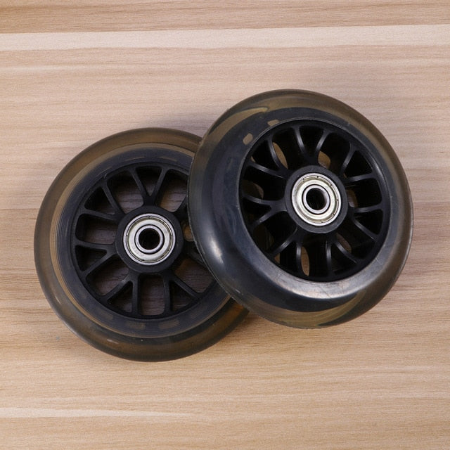 Spare mute scooter wheels