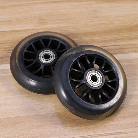 Spare mute scooter wheels