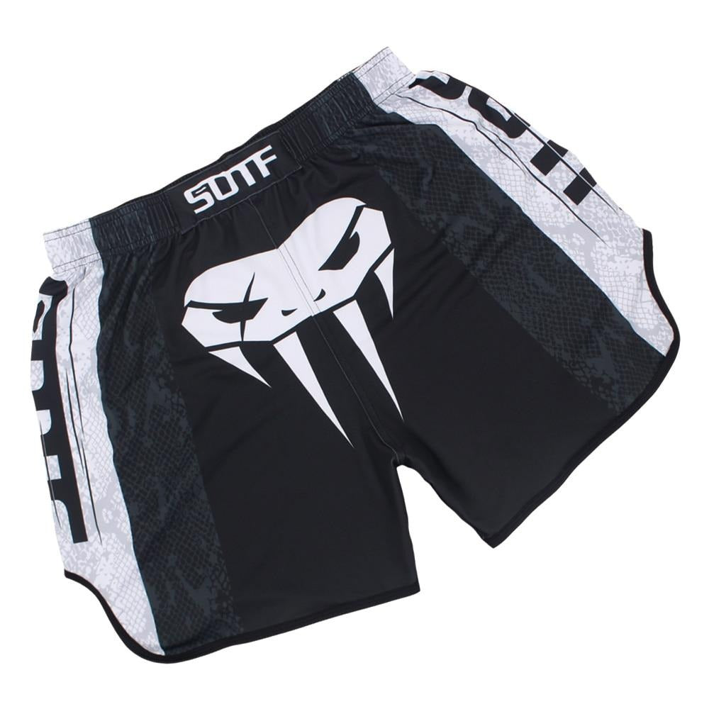 Venomous snake Elastic boxing shorts