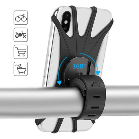 Universal Bicycle Mobile Silicone Phone Holder