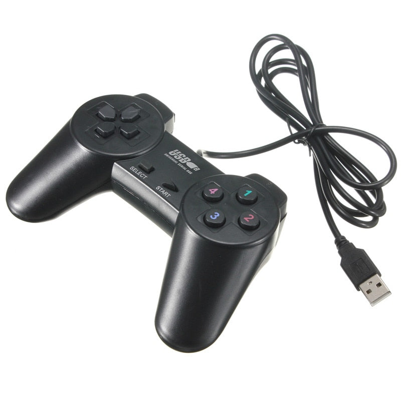 Wired USB 2.0 Game Controller Gamepad Joystick