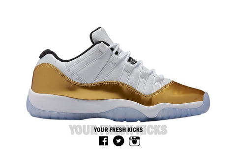 Men’s Air Jordan 11 low | Gold