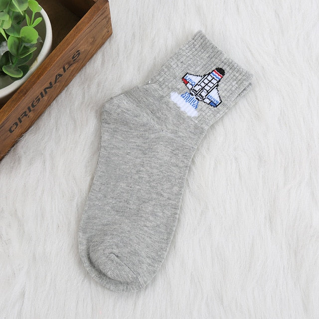 Cartoon Character Cotton Socks