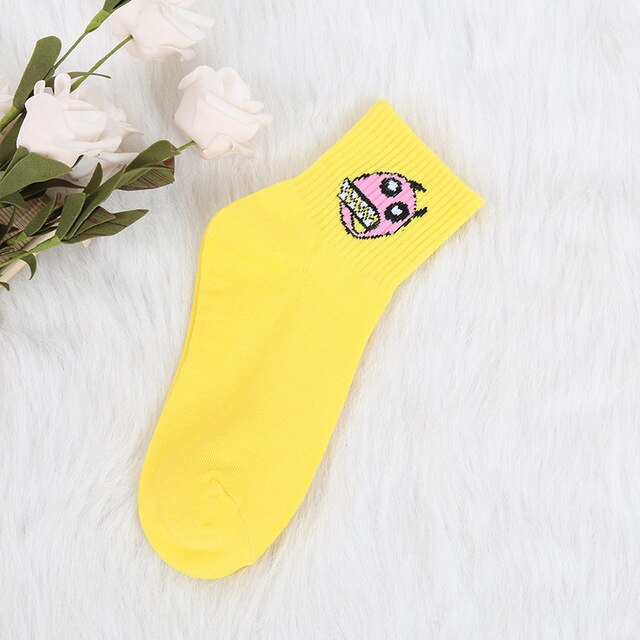 Cartoon Character Cotton Socks