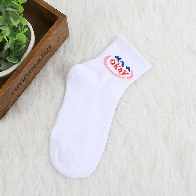 Cartoon Character Cotton Socks