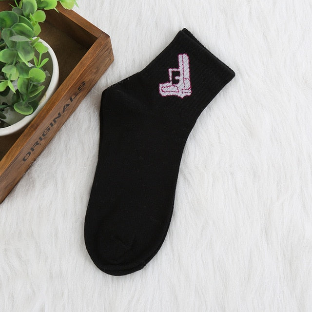 Cartoon Character Cotton Socks