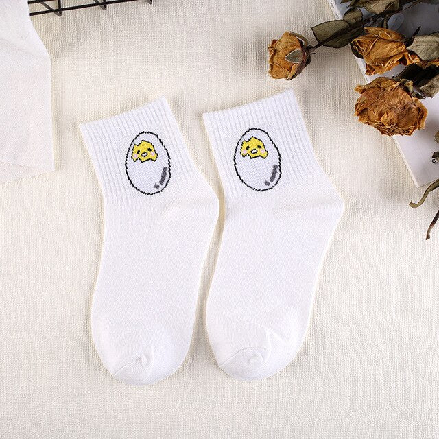 Cartoon Character Cotton Socks