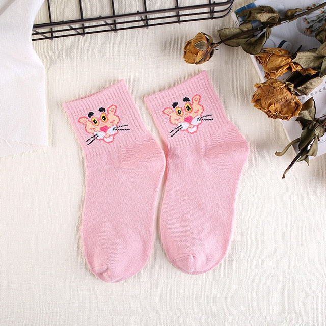 Cartoon Character Cotton Socks