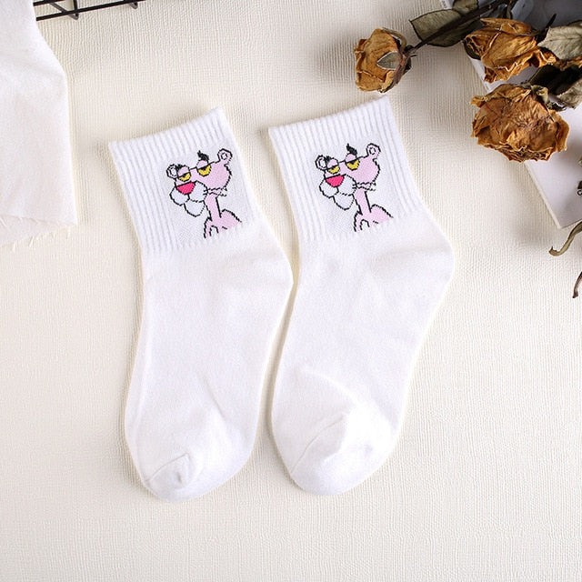 Cartoon Character Cotton Socks