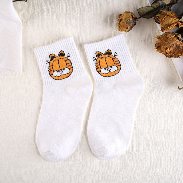 Cartoon Character Cotton Socks