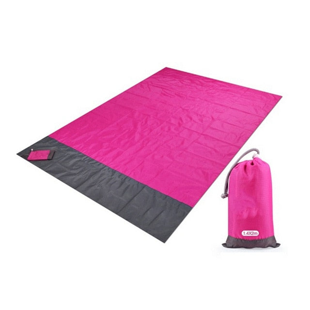 Waterproof Pocket Beach Blanket  Camping Mat