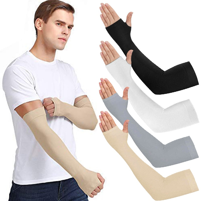 Unisex Cooling Arm Sleeves Elbow Cover