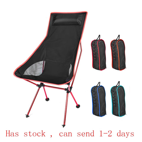 Portable Moon Camping BBQ Chairs