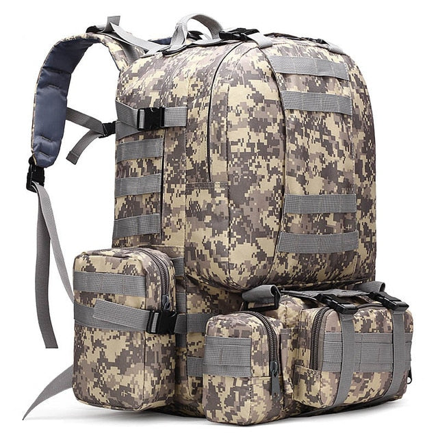 50L Tactical Outdoor Hiking Climbing Backpack