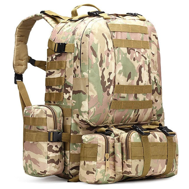 50L Tactical Outdoor Hiking Climbing Backpack