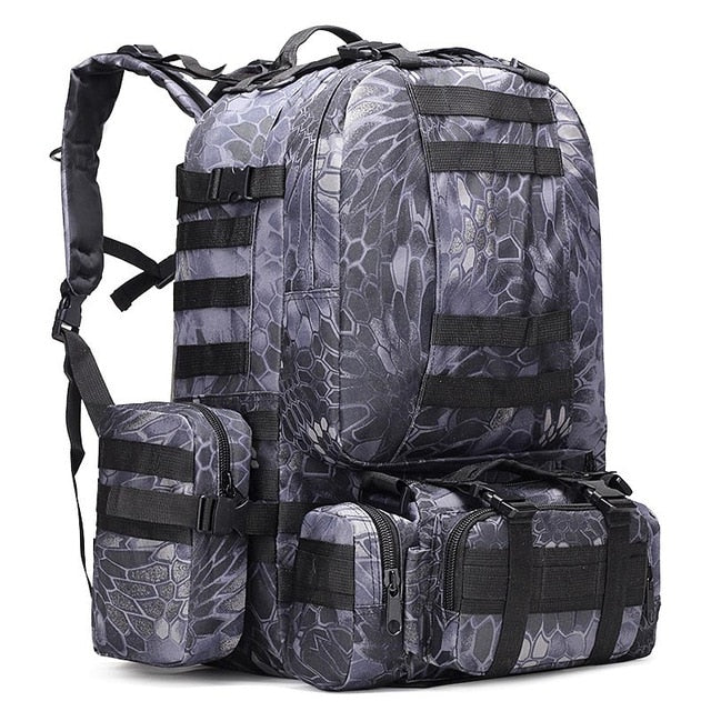 50L Tactical Outdoor Hiking Climbing Backpack