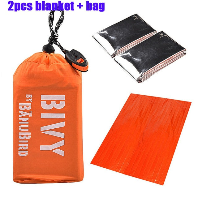 2/3 pcs/set Outdoor Emergency Sleeping Bag