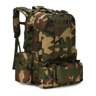 50L Tactical Outdoor Hiking Climbing Backpack