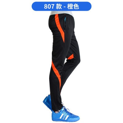 Man's football soccer sport pants 4 color polyester