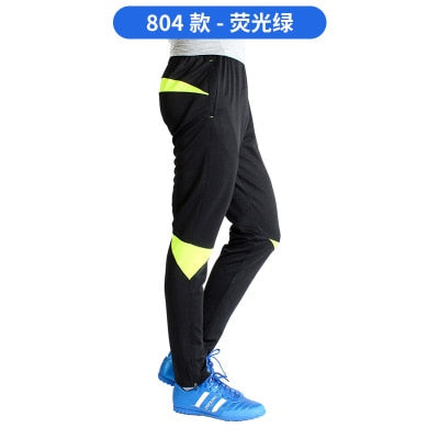 Man's football soccer sport pants 4 color polyester