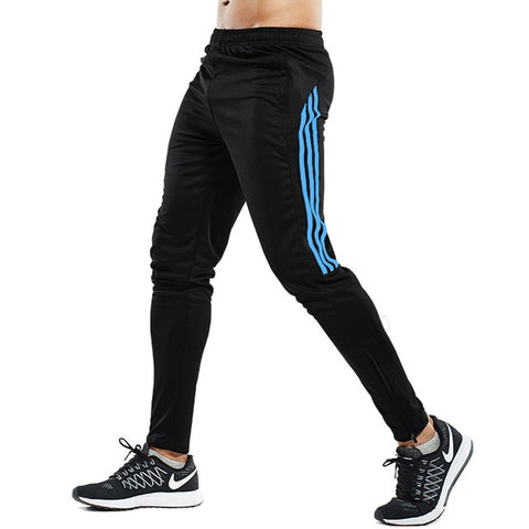 Zipper Pockets Workout Training  Joggings Trousers