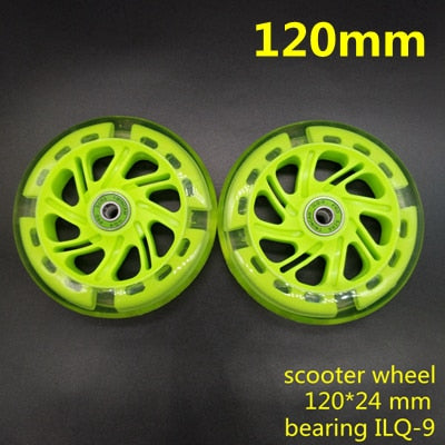 scooter flashing lighting wheel