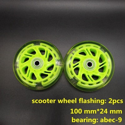 scooter flashing lighting wheel