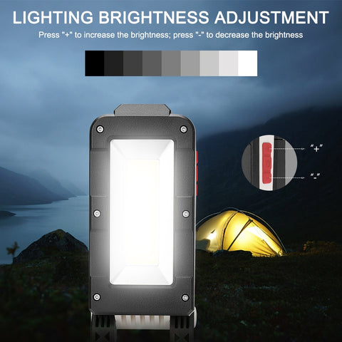 LED COB Rechargeable Magnetic Flashlight Torch