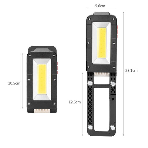 LED COB Rechargeable Magnetic Flashlight Torch