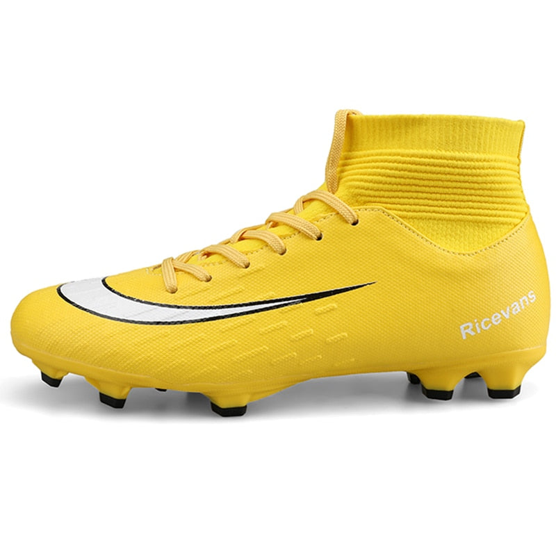 Kids Soccer Cleats Training Football Boots