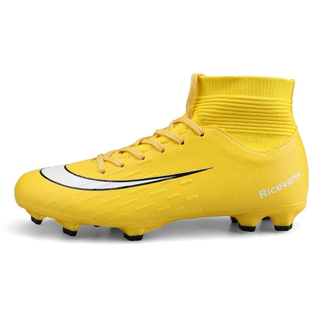 Kids Soccer Cleats Training Football Boots