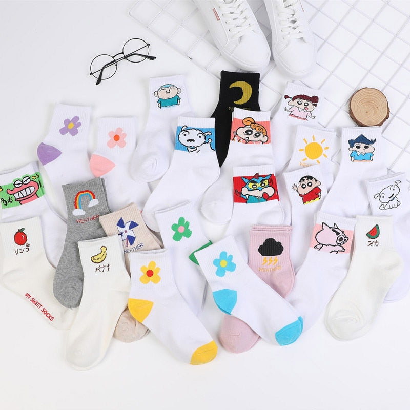 Fashion Cartoon Cute Short Socks