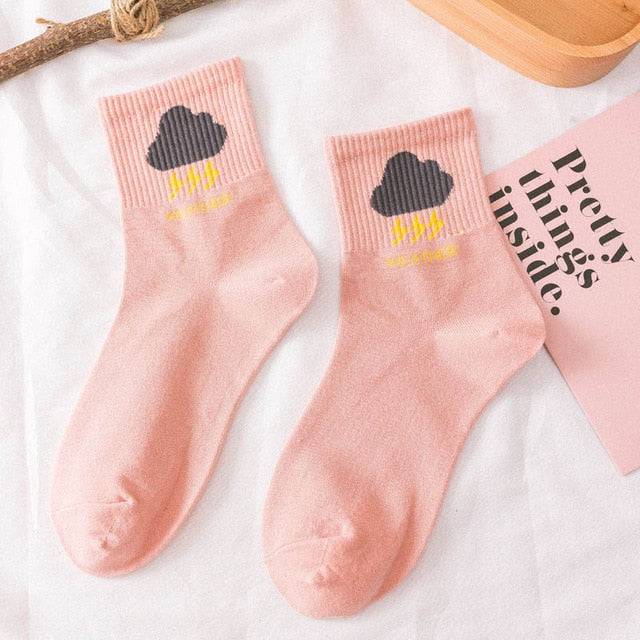 Fashion Cartoon Cute Short Socks