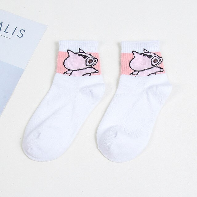 Fashion Cartoon Cute Short Socks